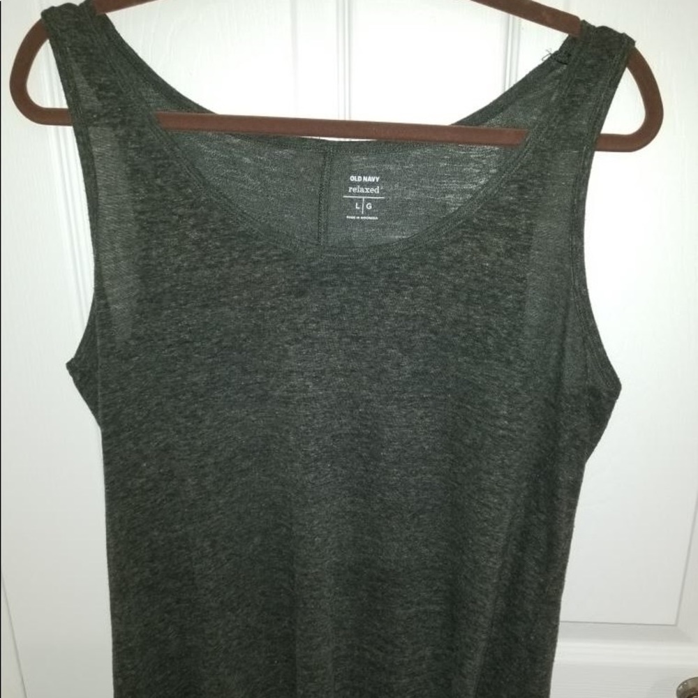 Grey old navy tank top